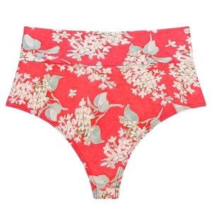 Montce Vintage Floral High Rise Bikini Bottoms